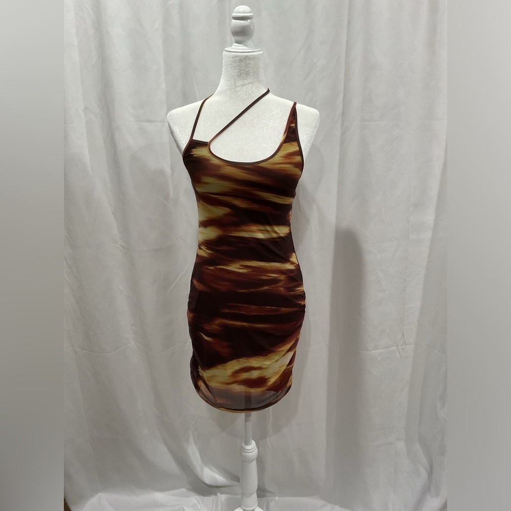 NWOT Ranti Bodycon Dress In Bleach Drip